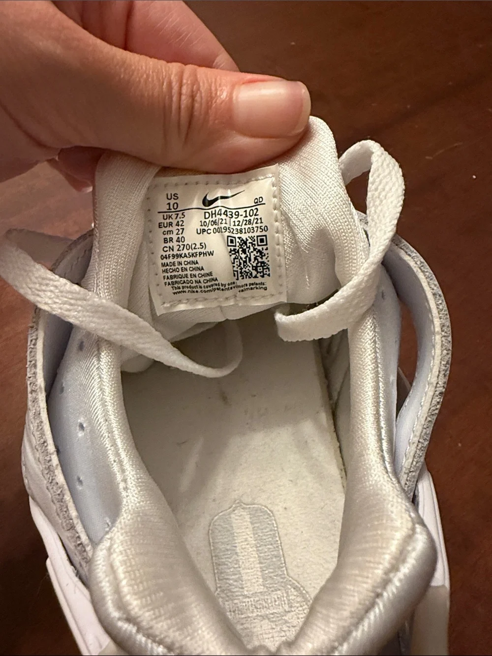 Nike Air Huarache Pure Platinum Woman’s SZ 10 DH4439-102 - Picture 9 of 11